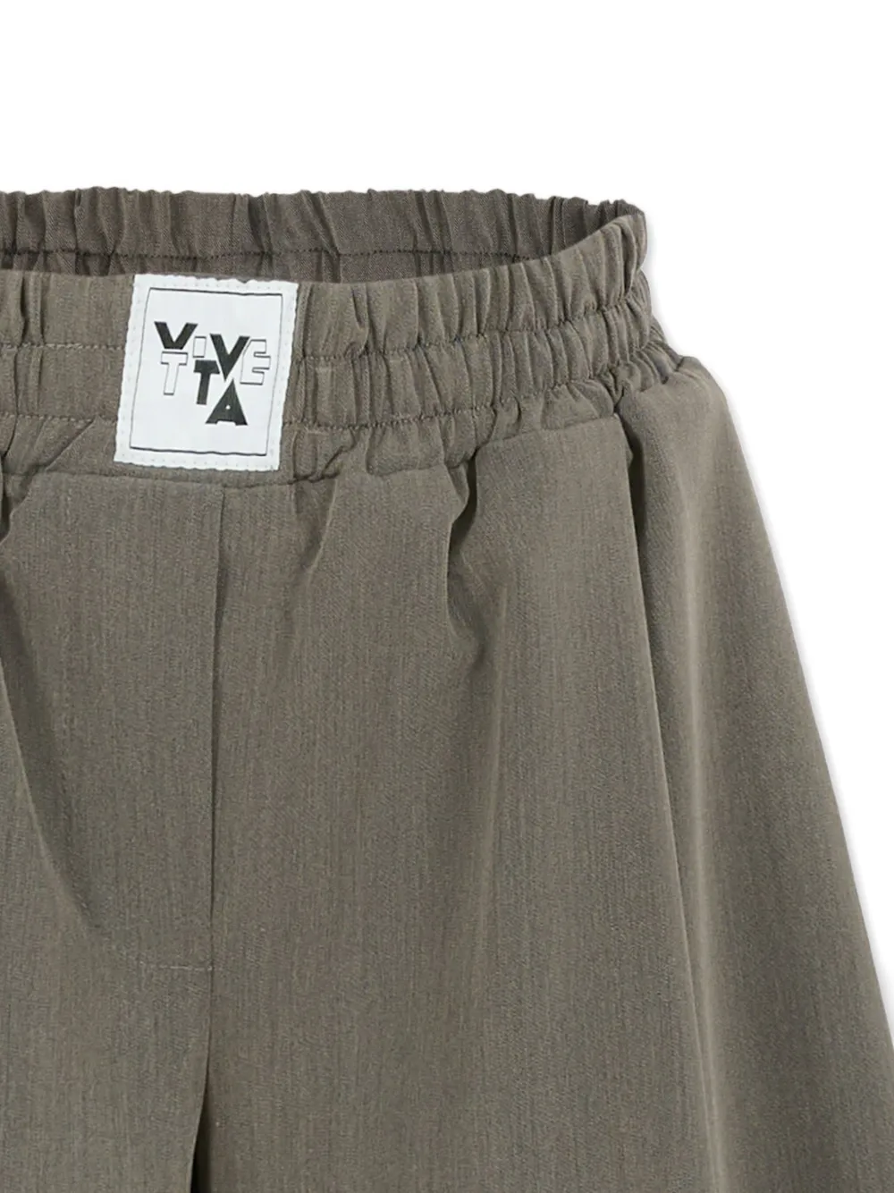 Vivetta Ruffled Shorts In Brown