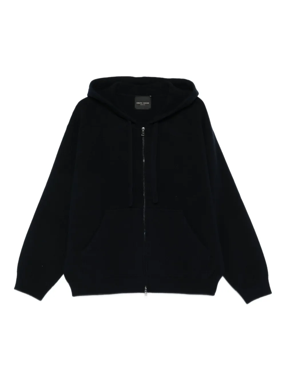 Roberto Collina hoodie con cierre | azul | Image 1