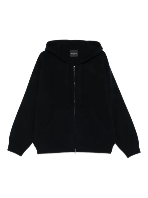 Roberto Collina hoodie con cierre