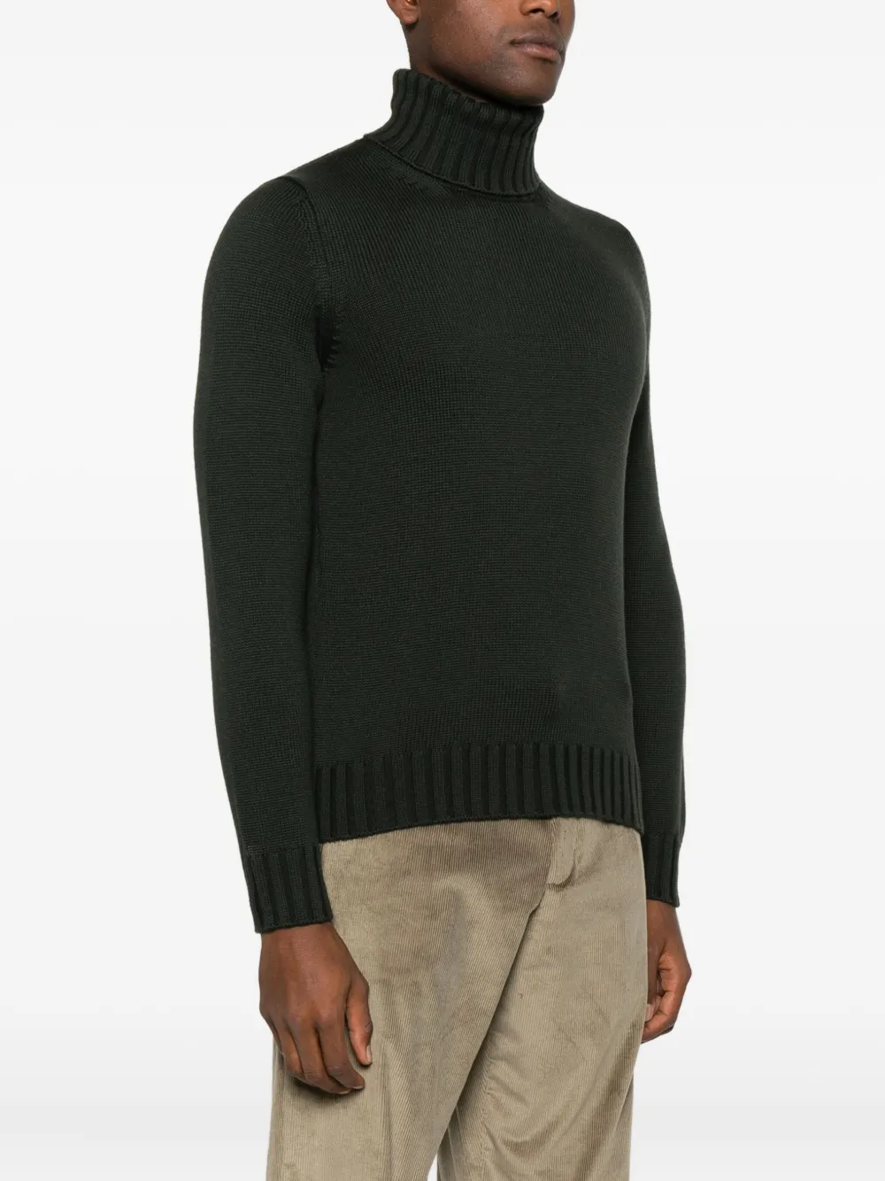 Filippo De Laurentiis Roll-neck Sweater In Black