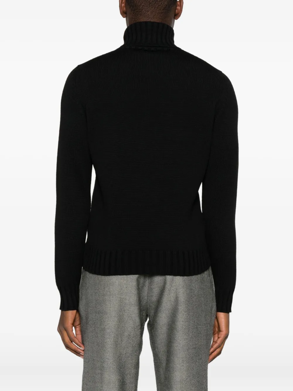 Filippo De Laurentiis Roll-neck Sweater In Black