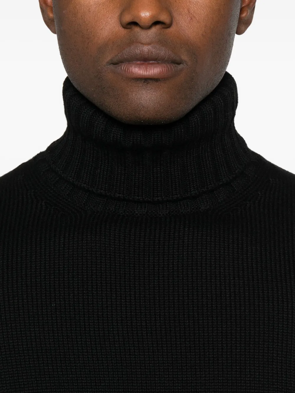 Filippo De Laurentiis Roll-neck Sweater In Black