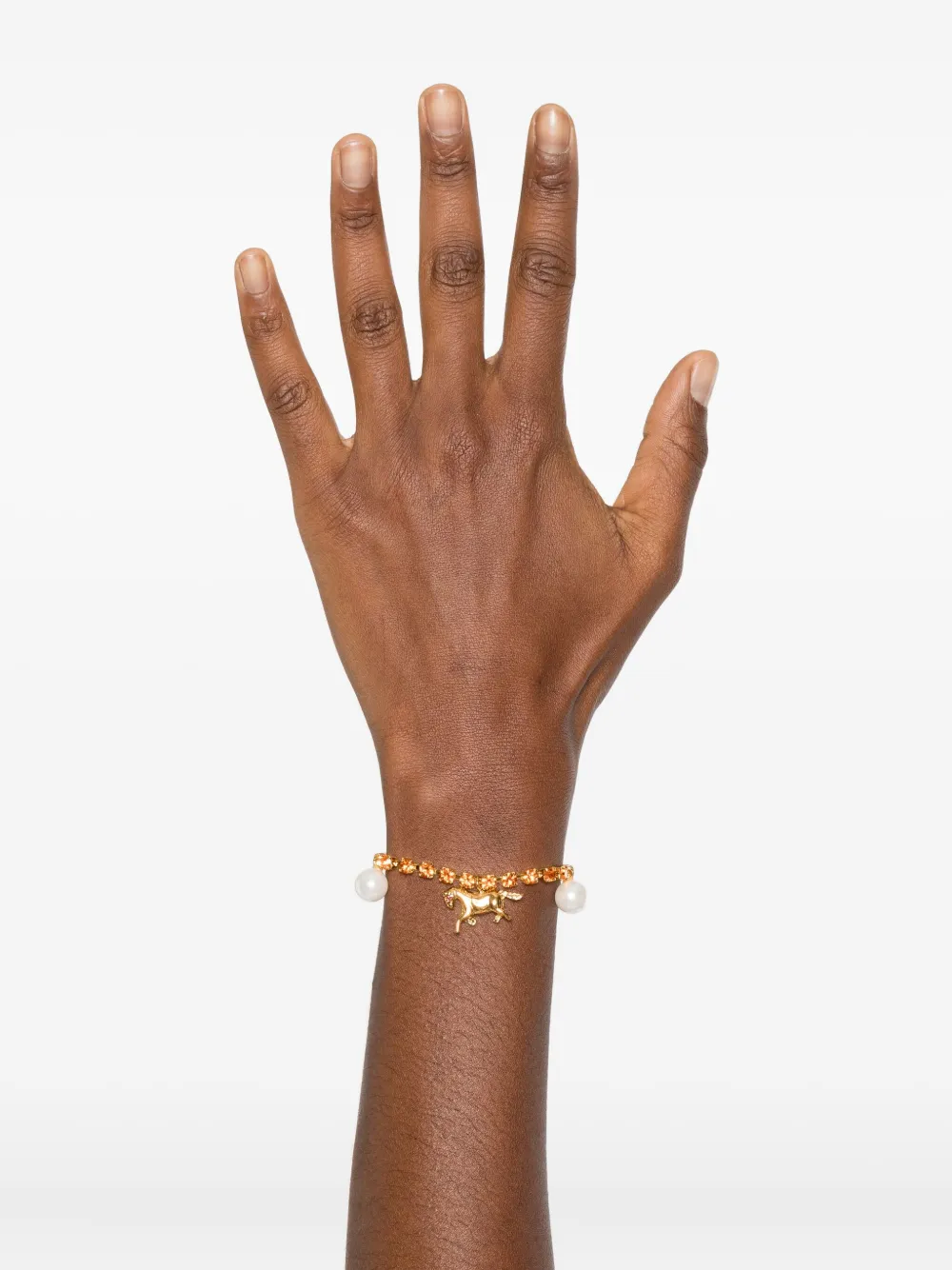 Marni crystal charm bracelet - Goud