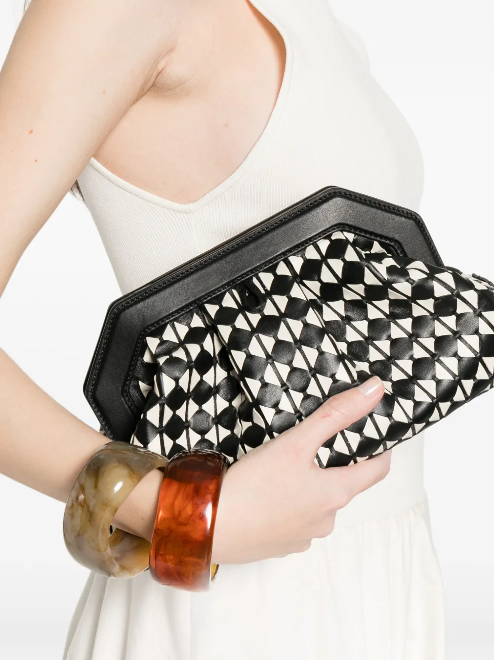  Serapian Secret Clutch Bag - Black 