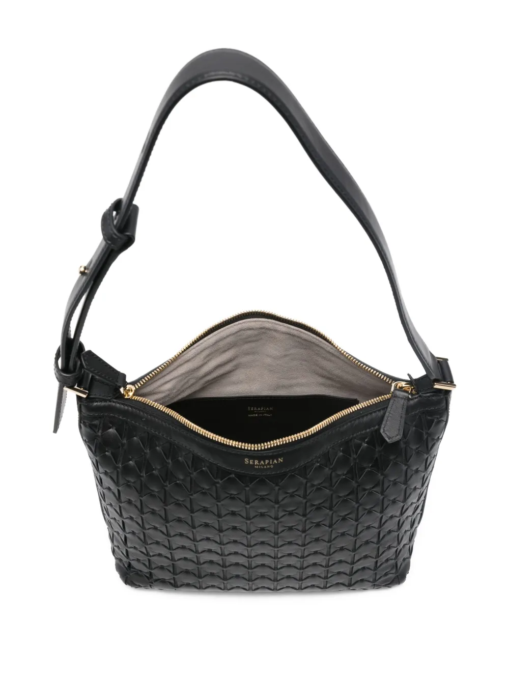 Small Mosaico Zip Shoulder Bag