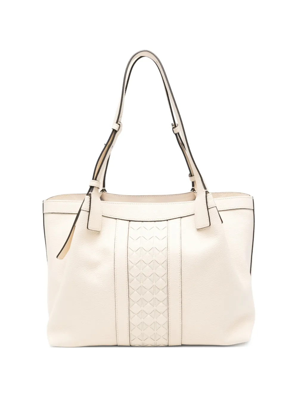 Serapian small Mosaico Secret leather tote bag - Toni neutri