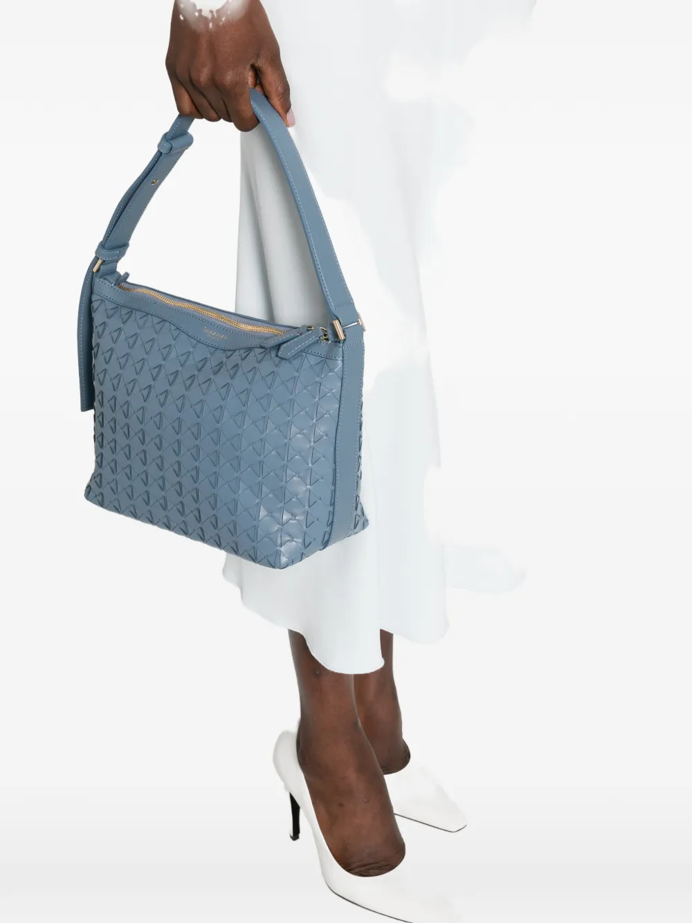 Serapian small Ani mosaico shoulder bag - Blauw