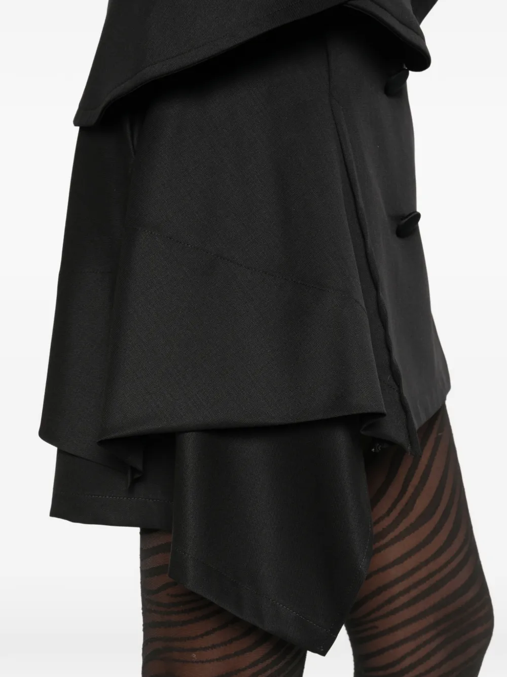 Vivienne Westwood Marta mini-rok met knopen Zwart