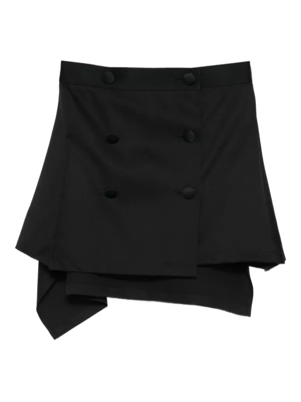 Vivienne Westwood Marta Button Mini Skirt in Black