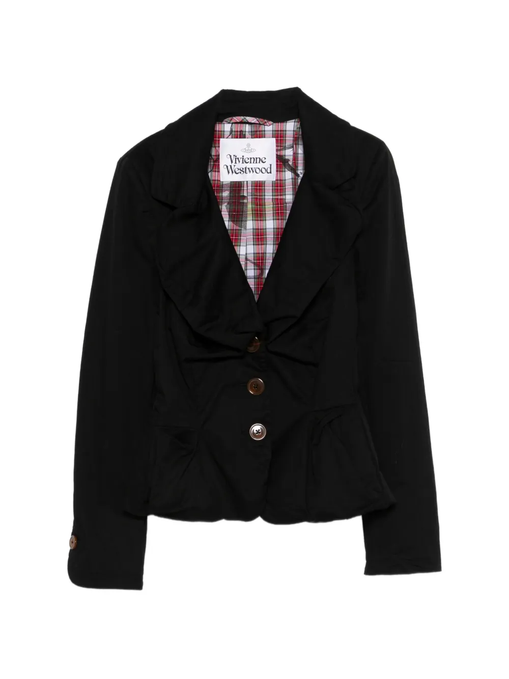 Vivienne Westwood Drunken button-fastening jacket - Nero