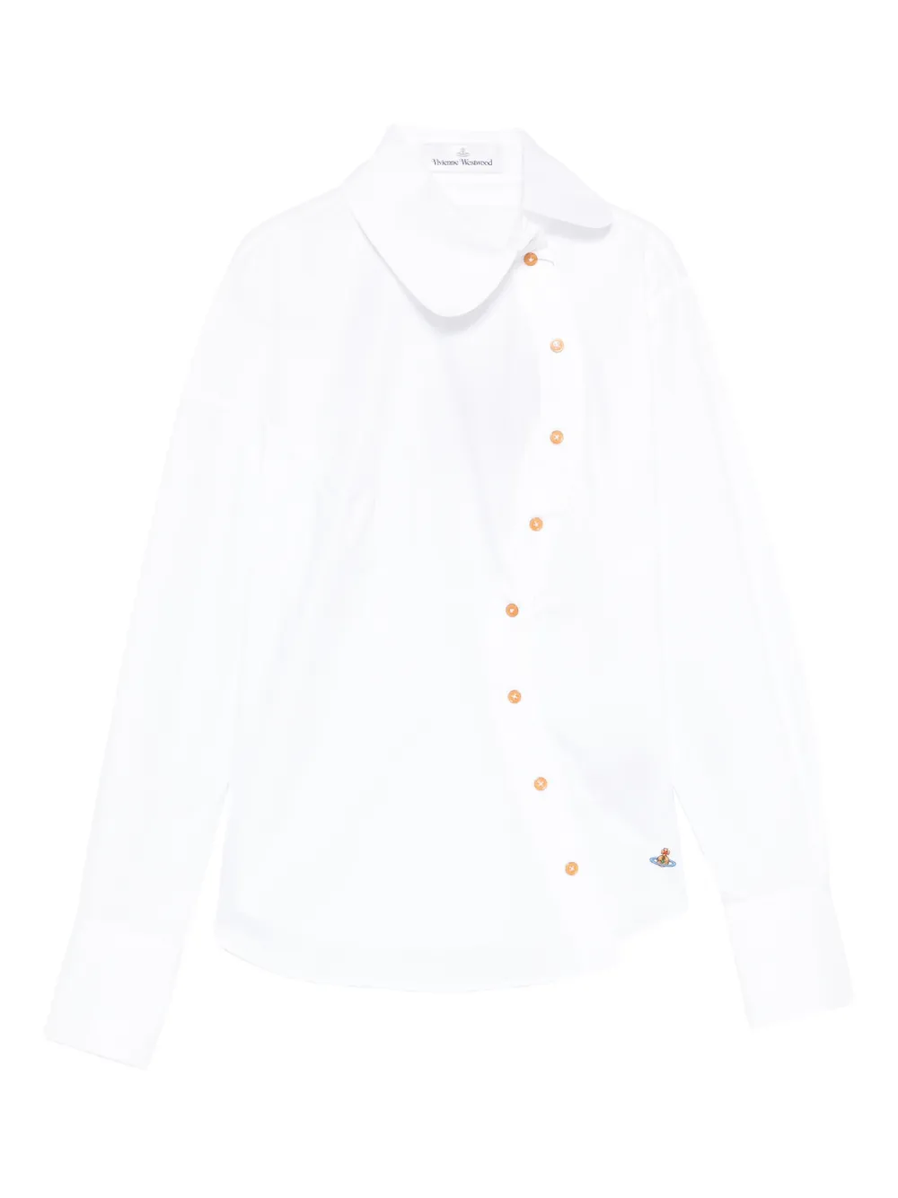 Vivienne Westwood Bella orb-embroidered shirt - Bianco