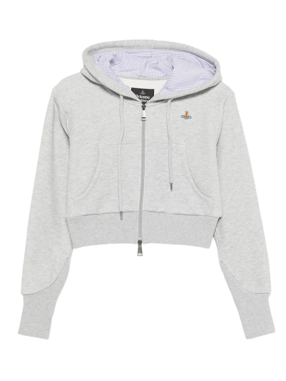 Vivienne Westwood Leo striped hoddie - Grey