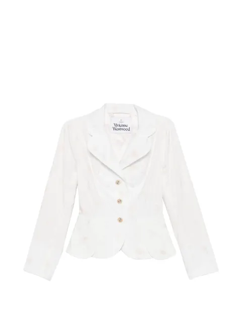 Vivienne Westwood embroidered-flower button jacket