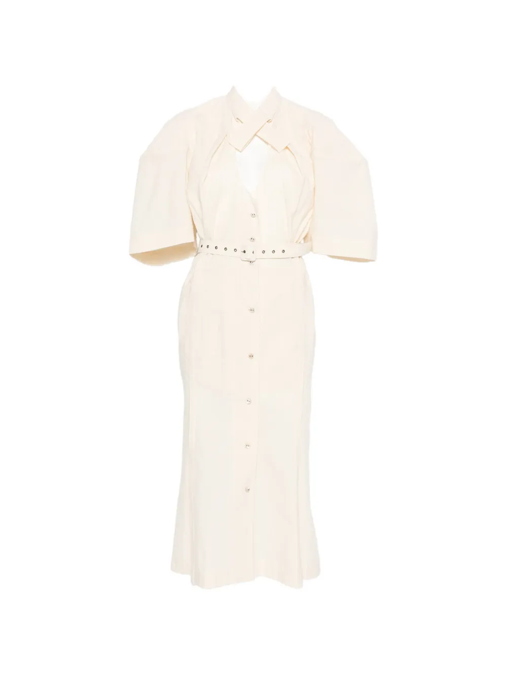 Vivienne Westwood belted loop midi dress - Toni neutri