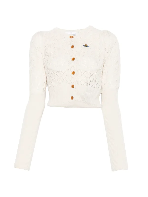 Vivienne Westwood Ella カーディガン | ニュートラル | FARFETCH JP