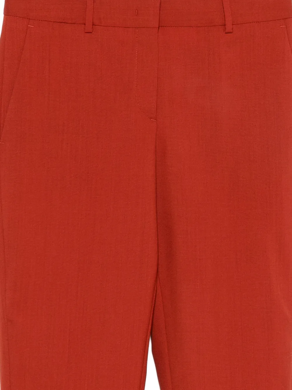 Ps By Paul Smith Concealed-fastening Trousers In Red