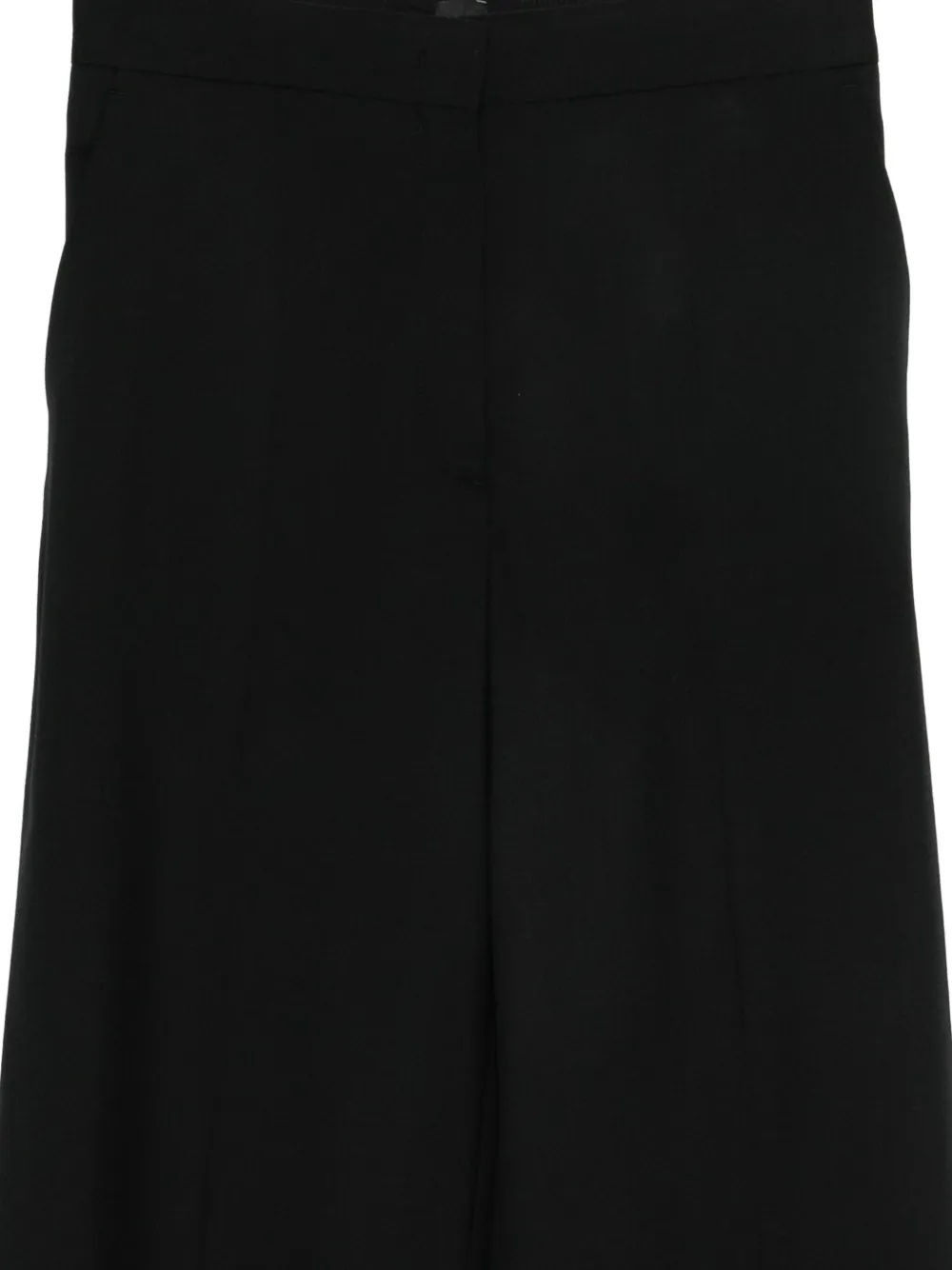 Ps By Paul Smith Concealed-fastening Wool Trousers In Black