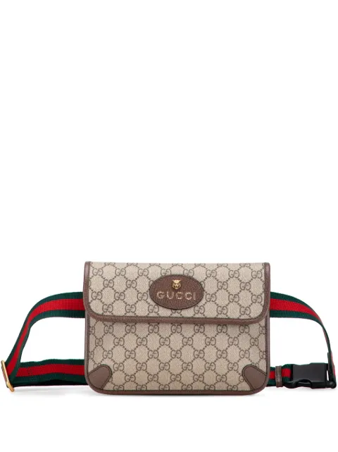Gucci Pre-Owned 2016-2025 GG Supreme Web Neo Vintage Gürteltasche