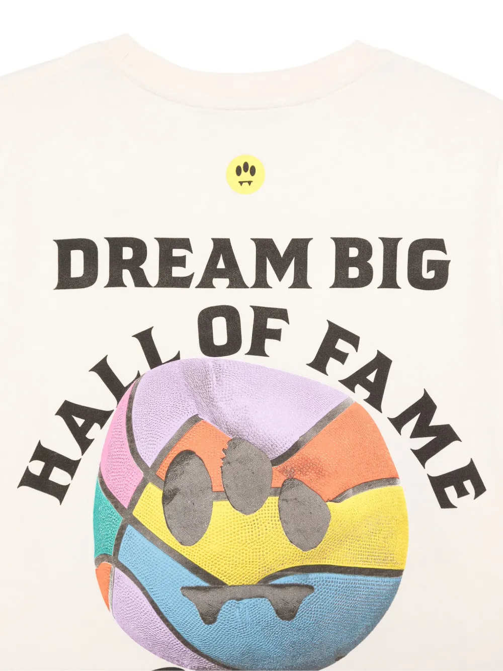 BARROW T-shirt met print Beige