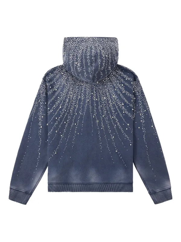 BIRTH OF ROYAL CHILD Diamond zip-up Hoodie | Blue | FARFETCH