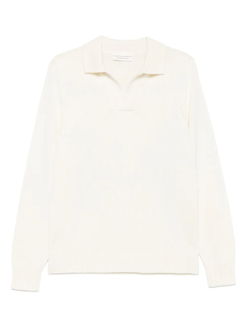 Filippo De Laurentiis polo-collar sweater | White | Image 1