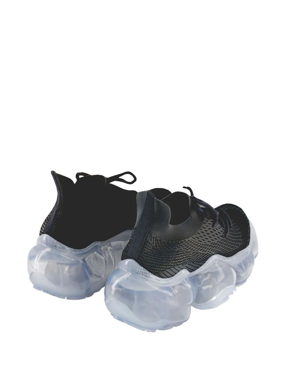 Grounds 70mm Moopie Bubble-sole Sneakers In Black