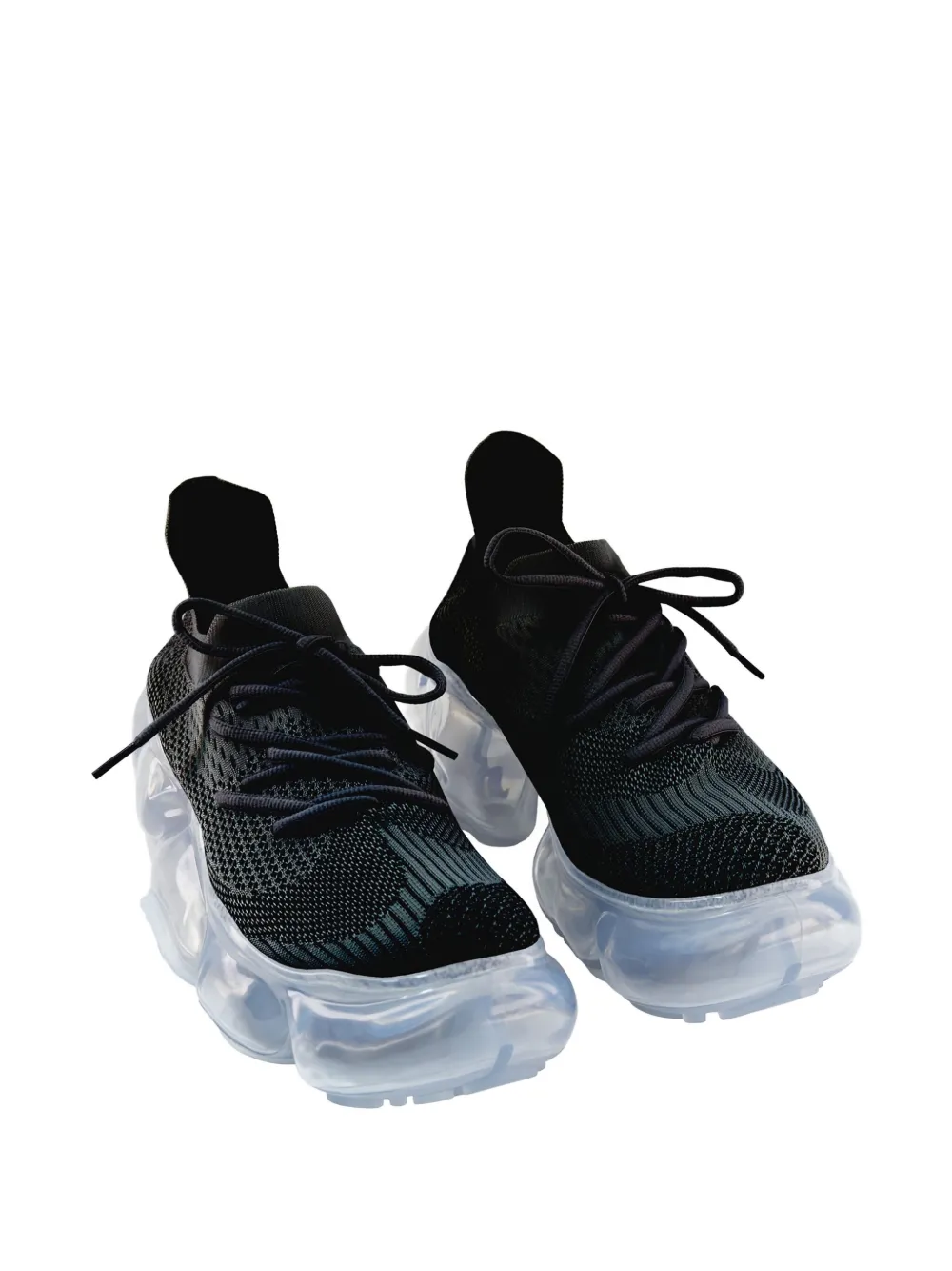 Grounds 70mm Moopie Bubble-sole Sneakers In Black
