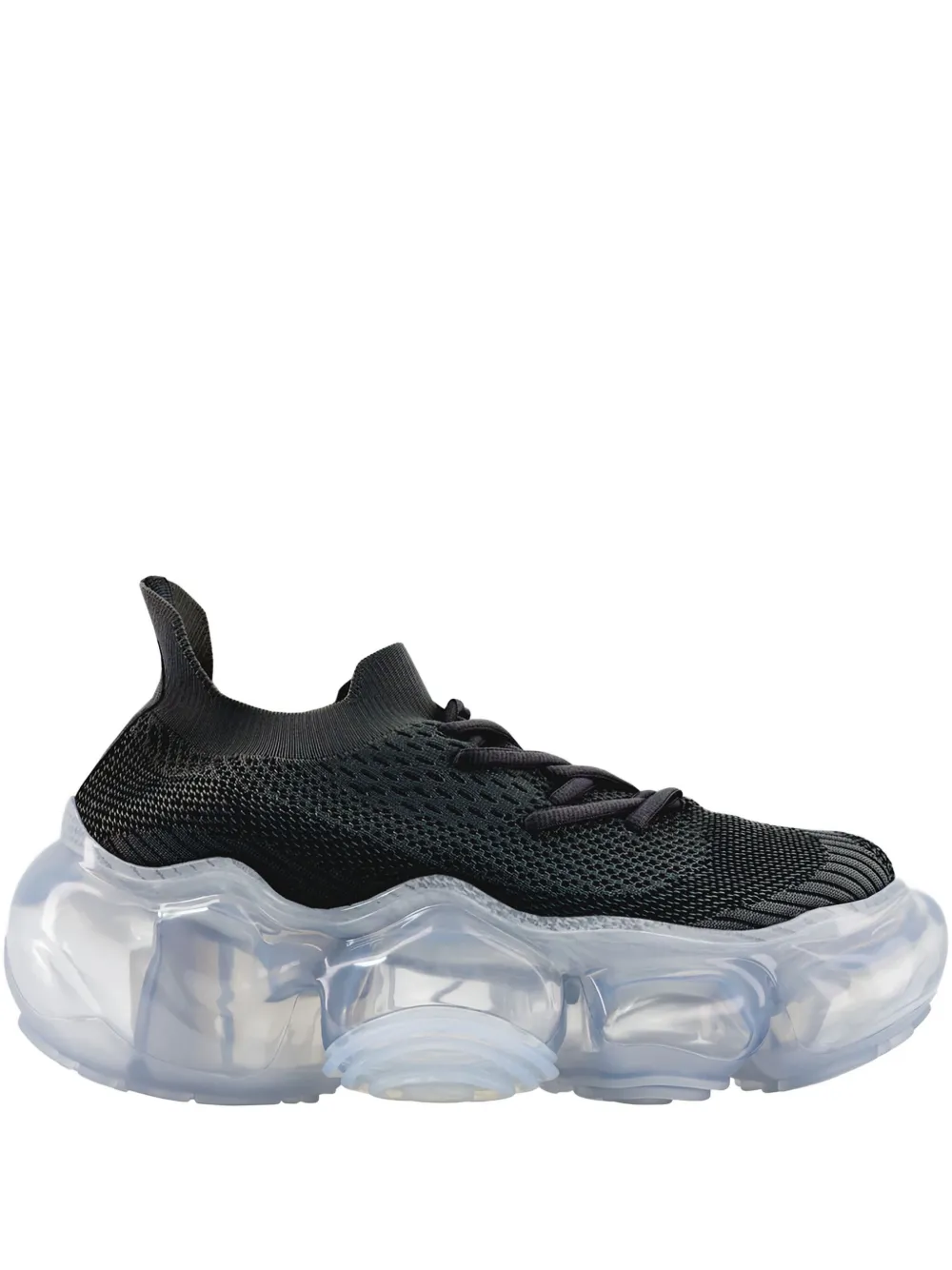 GROUNDS 70mm Moopie bubble-sole sneakers - ブラック GROUNDS 70mm Moopie bubble-sole sneakers - ブラック