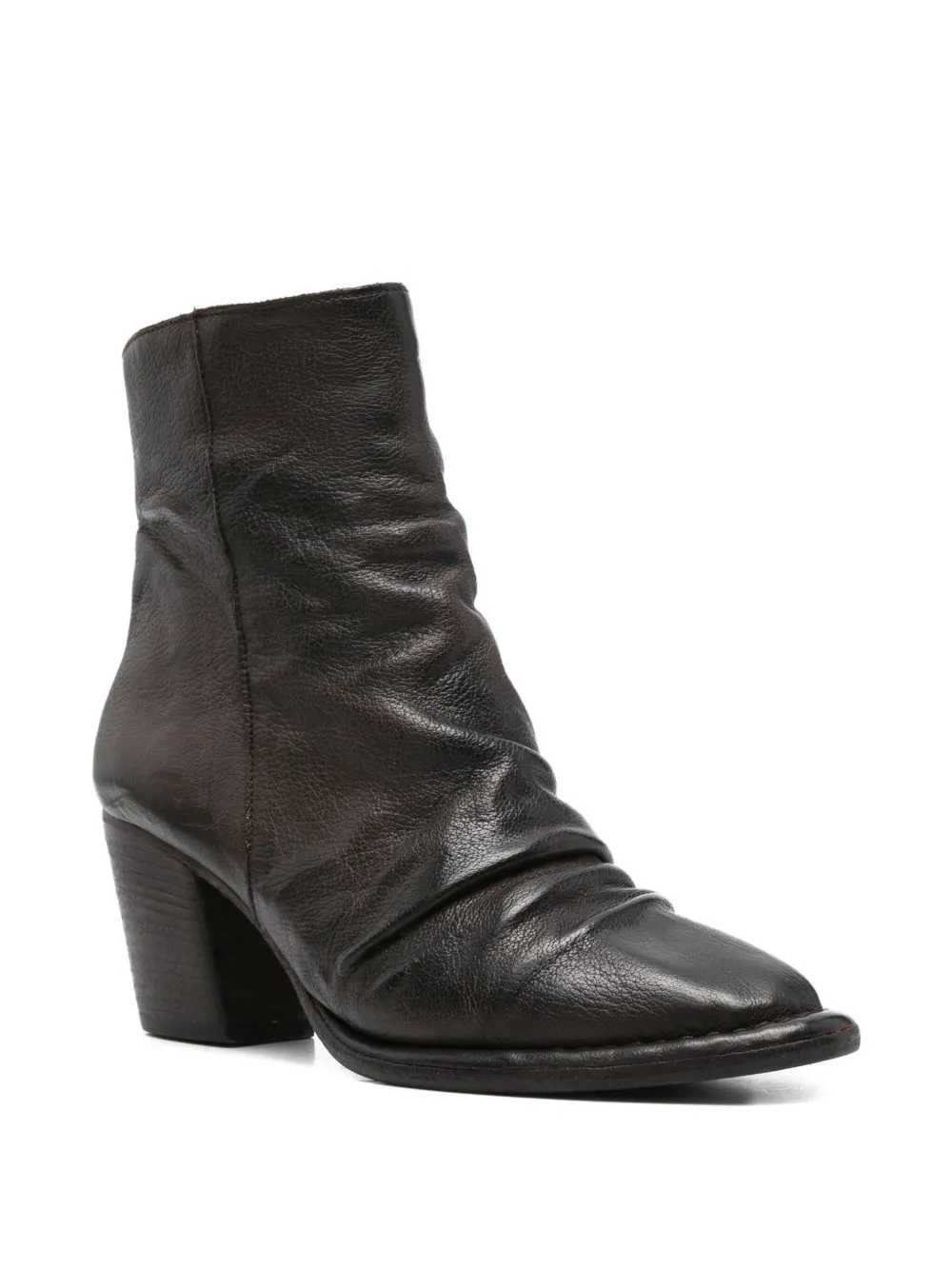 Kudetà Ruched Boots In Brown