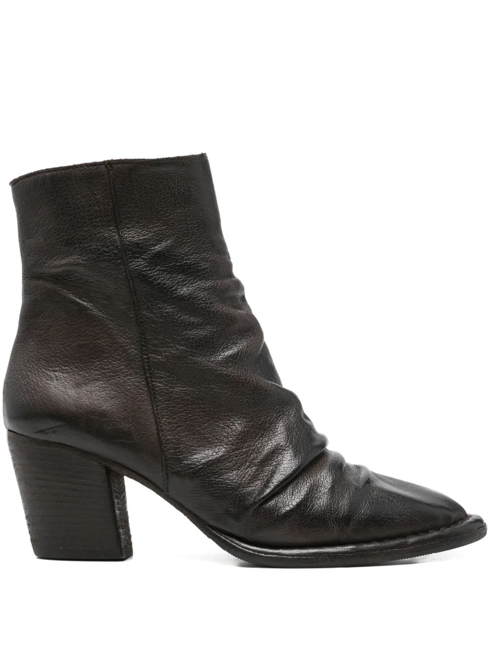 Kudetà Ruched Boots In Brown