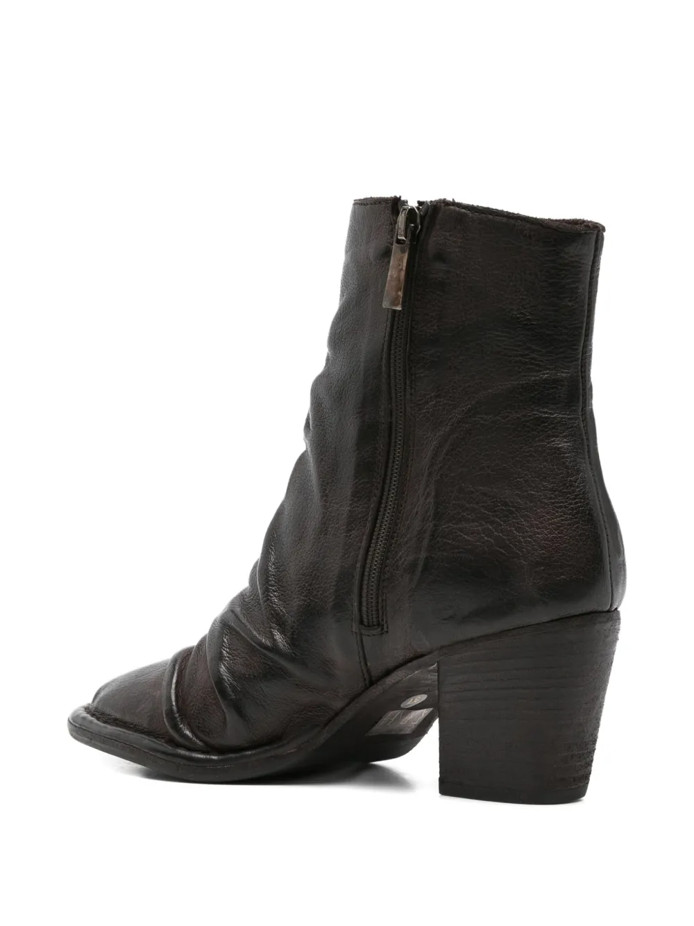 Kudetà Ruched Boots In Brown