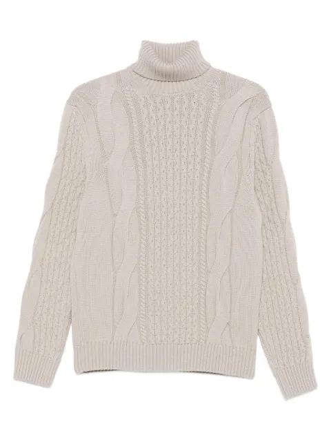 LUIGI GENTILE suéter tejido de ochos con cuello vuelto