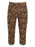 AZEEZA Shreya stretch Capri pants - Brown
