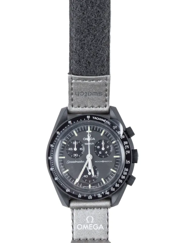 Swatch x Omega Mission To Mercury 47.30mm Watch | Black | FARFETCH