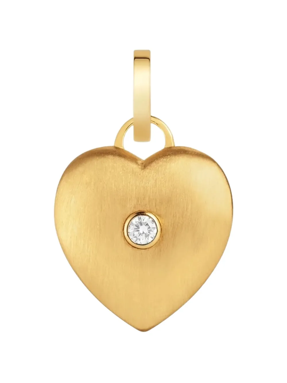 Marie Lichtenberg diamond heart-pendant necklace - Oro