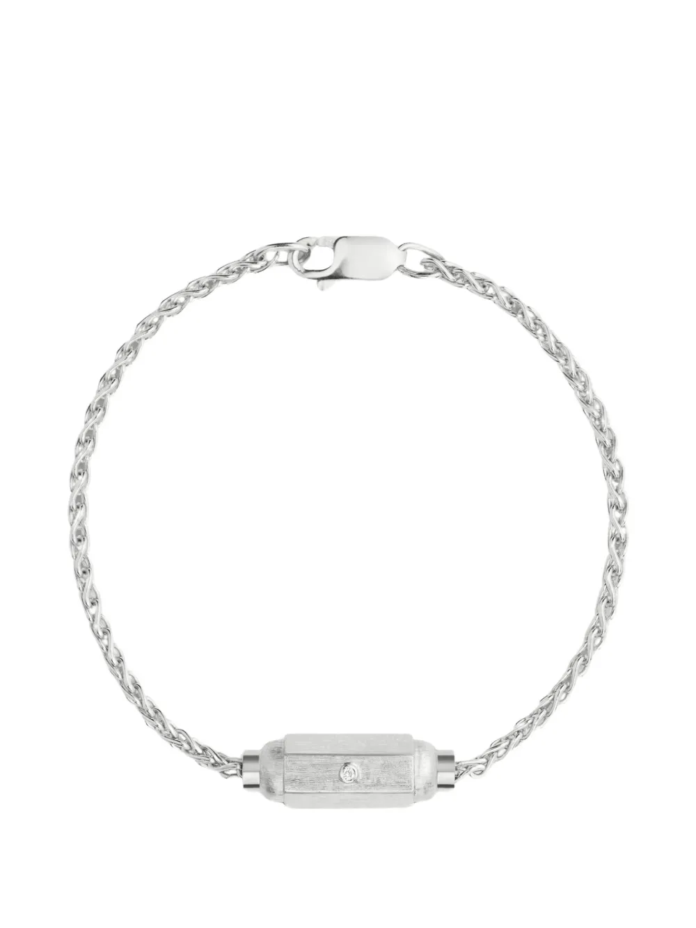 Marie Lichtenberg Micro Coconut diamond bracelet - Argento