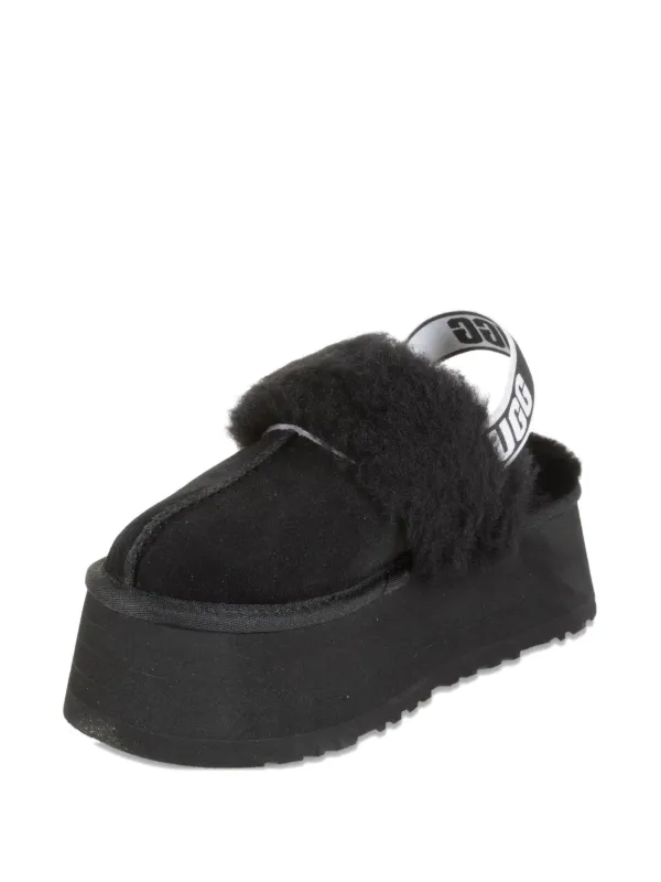 UGG Funkette Platform Mules Black FARFETCH PH