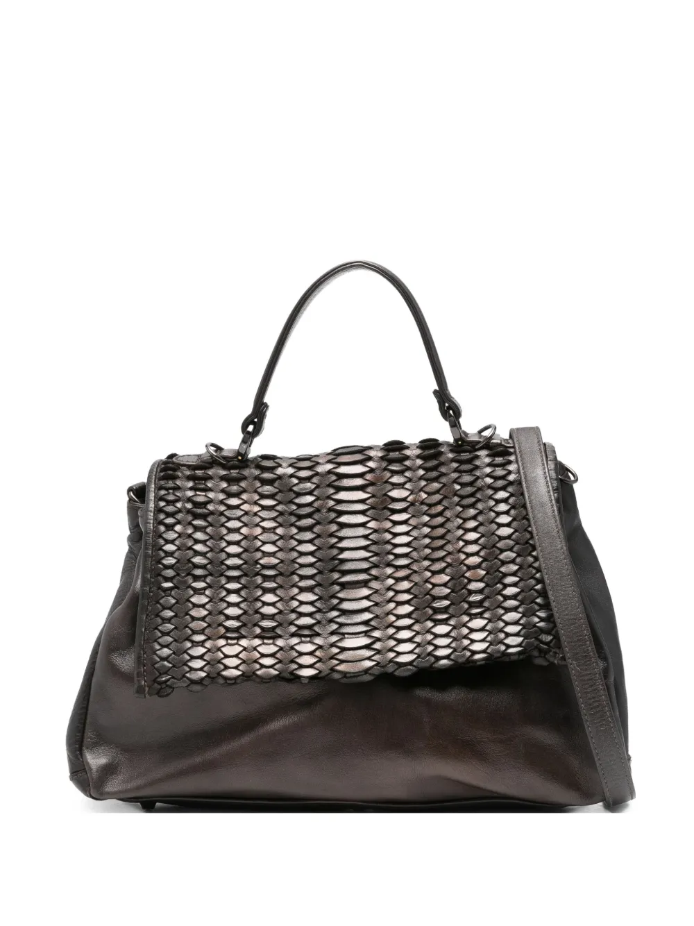 Reptile's House leather shoulder bag | Brown | Image 1