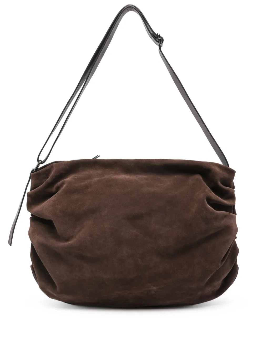 Reptile's House ruched shoulder bag | Brown | Image 1