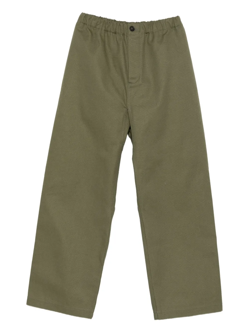 Sofie D'hoore Cotton Straight-leg Trousers In Green