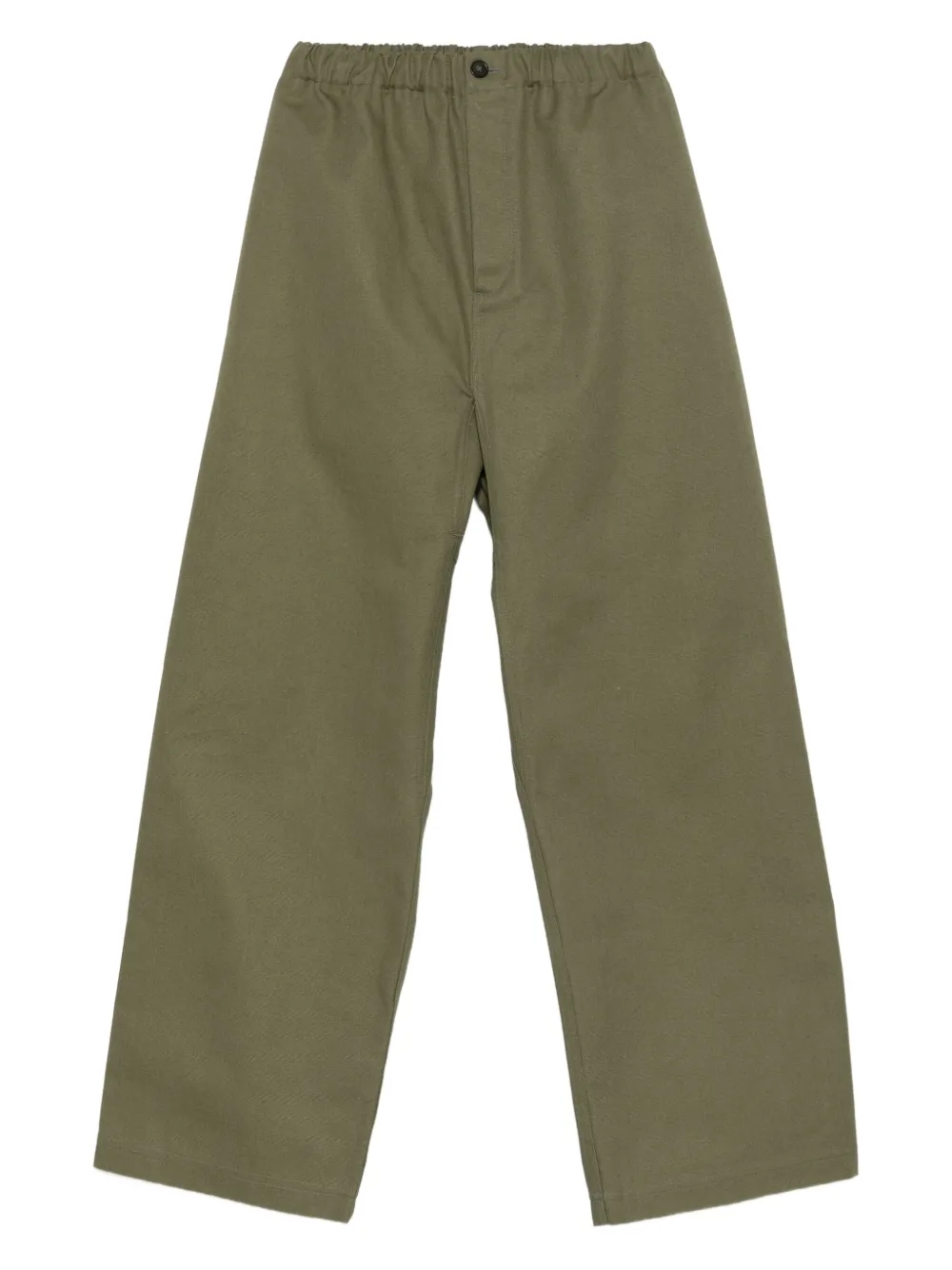 Sofie D'hoore cotton straight-leg trousers | Green | Image 1