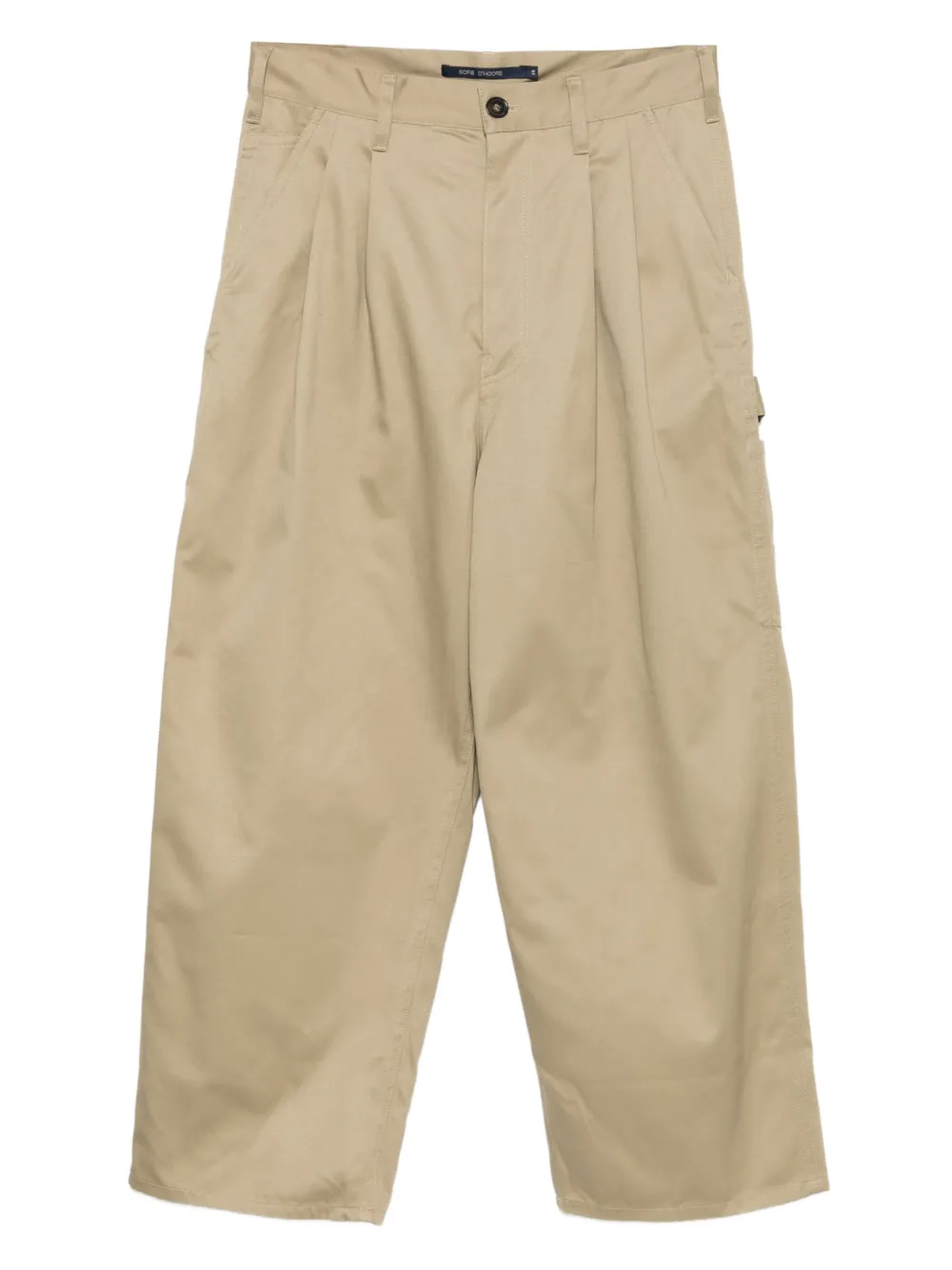 Sofie D'hoore straight-leg trousers | Neutrals | Image 1