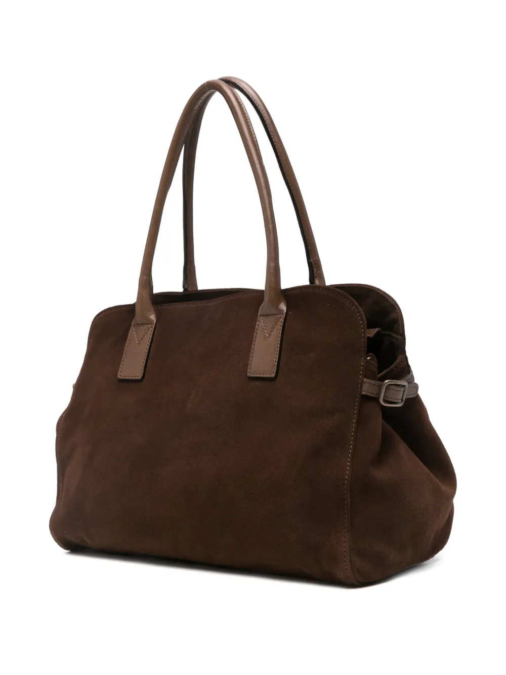 Reptile's House Top Handle Shoulder Bag In Brown