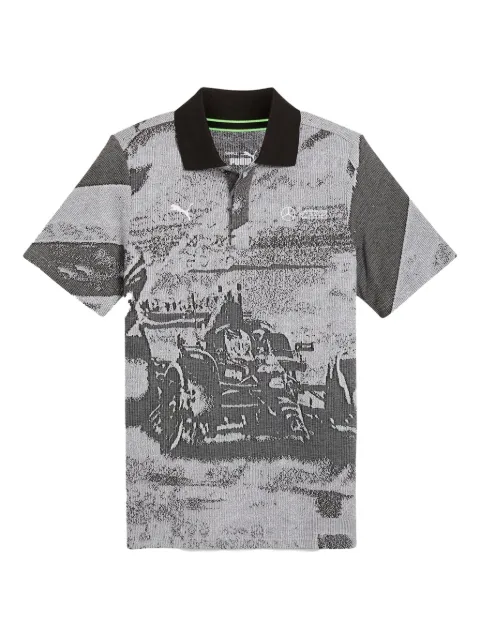 PUMA x Mercedes AMG Petronas F1 Team polo à motif en jacquard