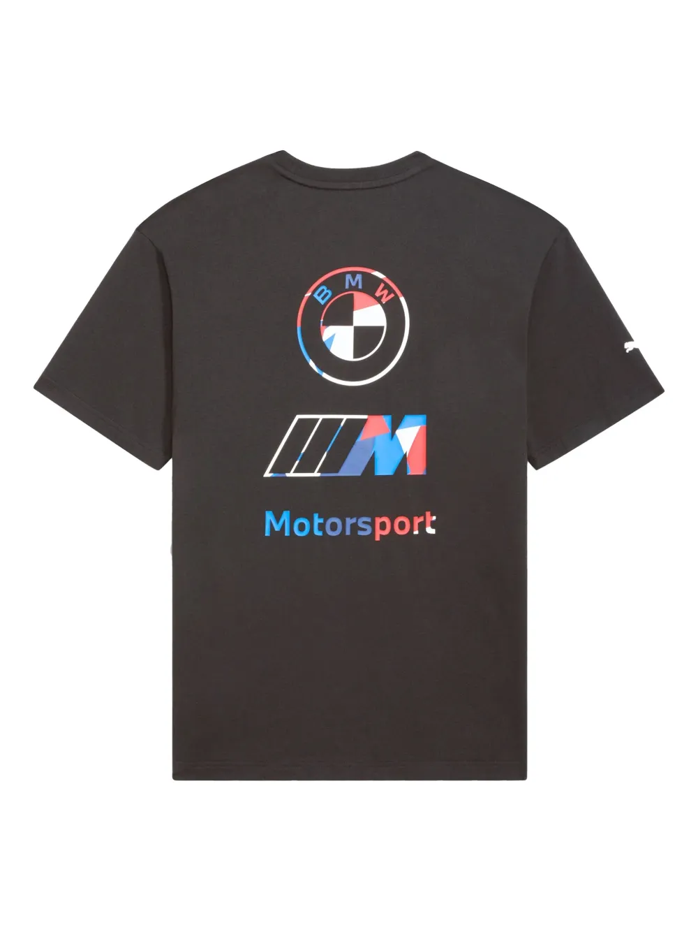 PUMA x BMW Motorsports stacked logo T-shirt - Zwart