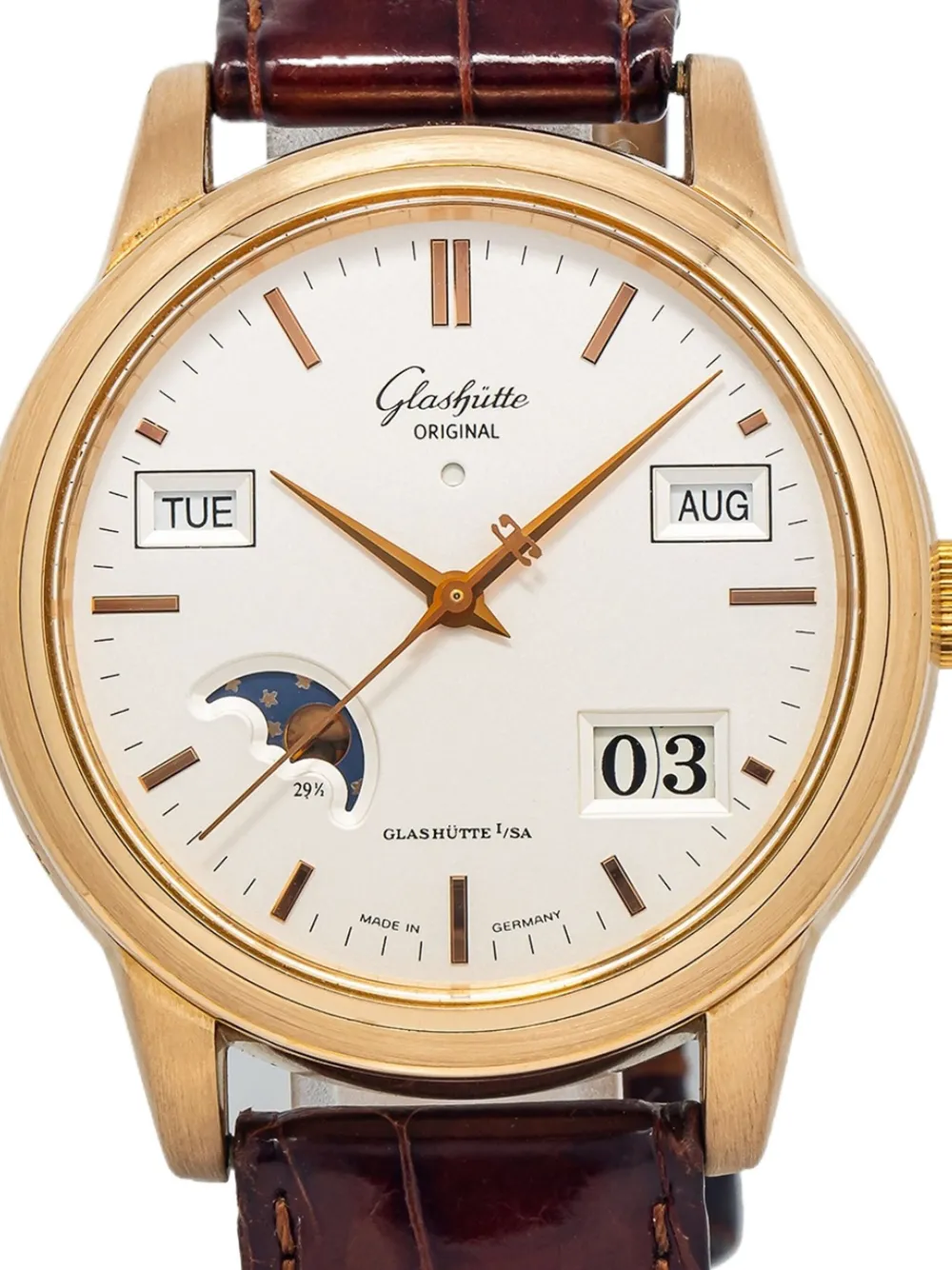 Glashuette Original 18K rose gold Senator Perpetual Calendar 39mm | Pre-Owned Dress Watches | Image 2