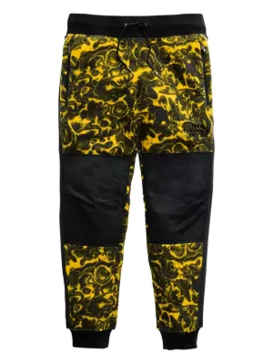 AAPE BY *A BATHING APE® カモフラージュ トラックパンツ | ブラック
