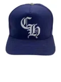 Chrome Hearts CH logo trucker hat - Blue