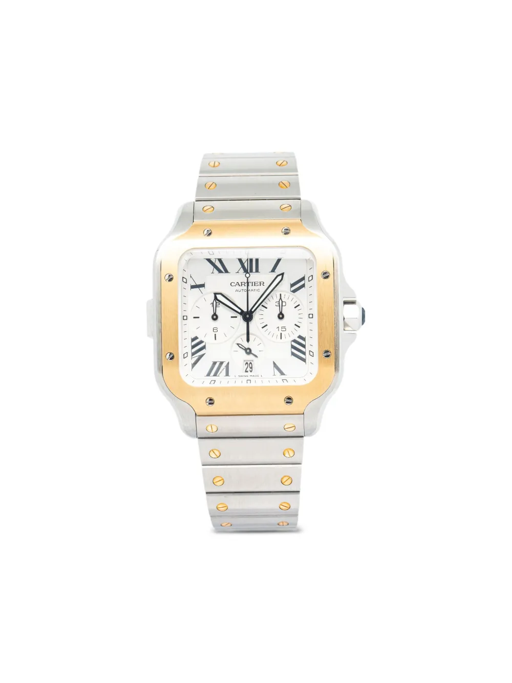 Cartier Santos Chronograph 45mm | Silver | Image 1