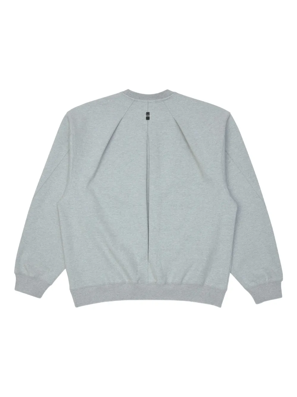 Ader Error Pleated-detail Sweatshirt In Gray